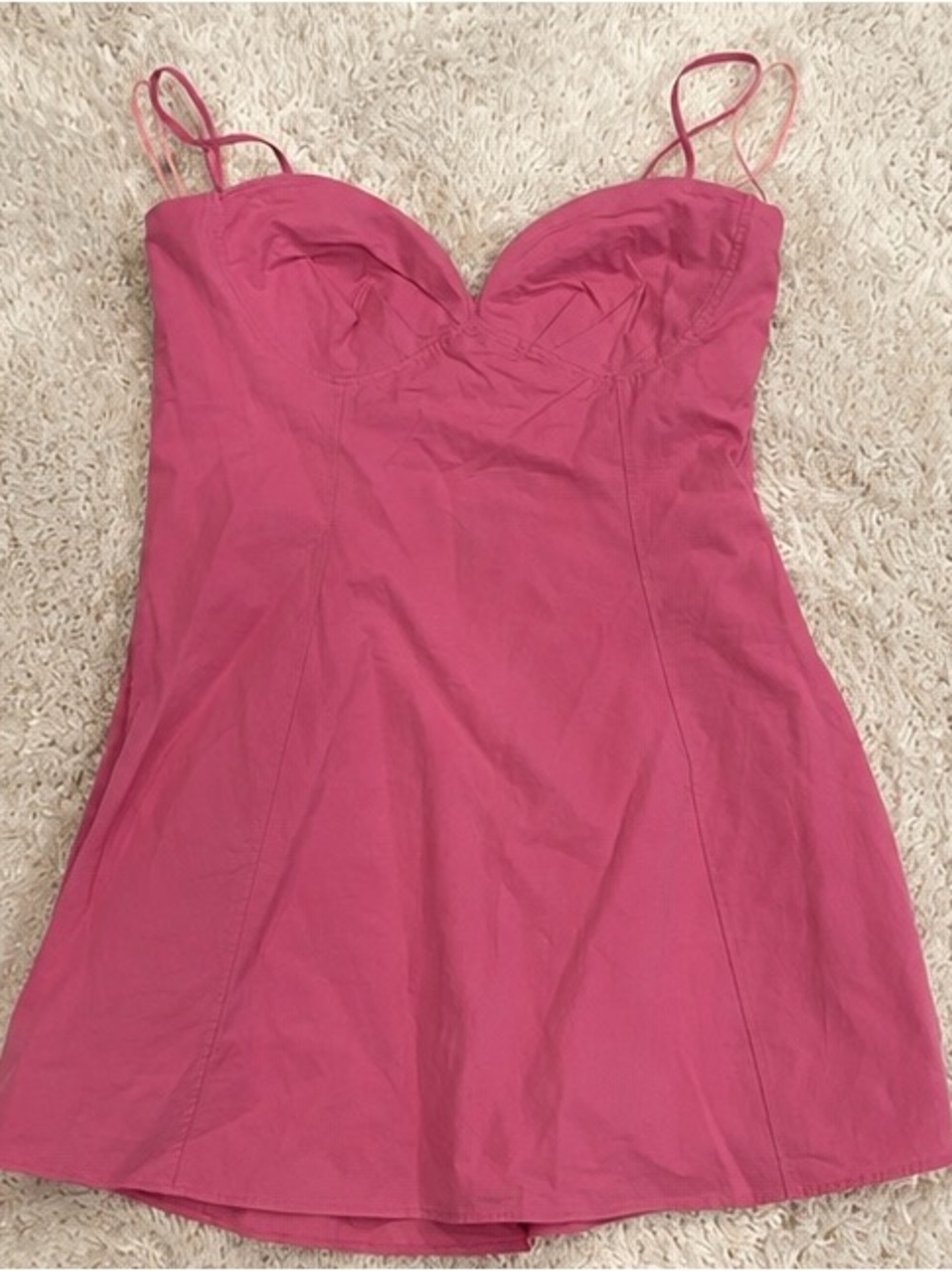 NWT Endless Rose Pink Corset Bustier Mini Dress Sweetheart XL